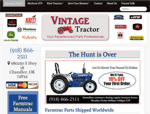 Tablet Screenshot of farmtracparts.com